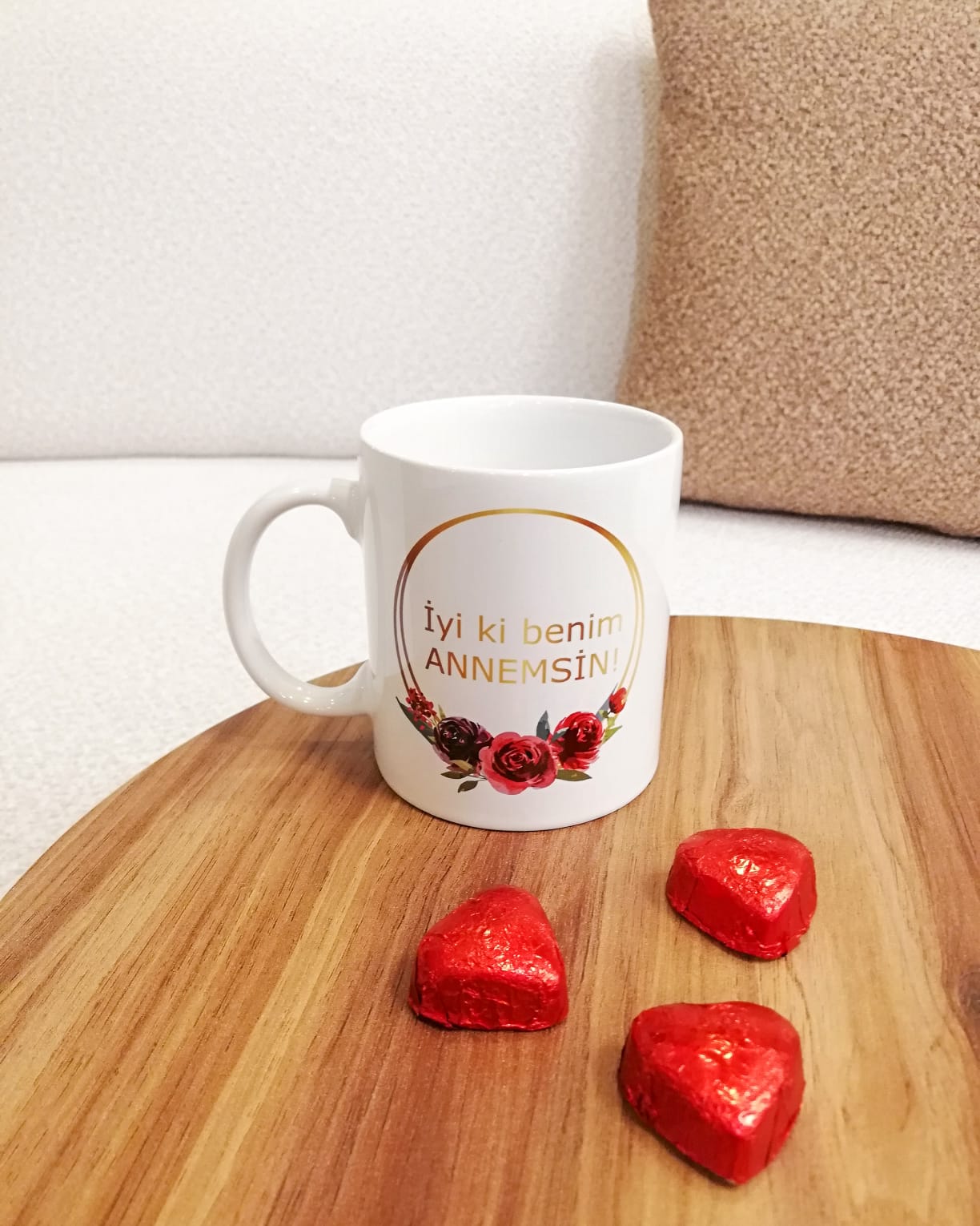 İYİ Kİ BENİM ANNEMSİN! -Anneler Günü Hediye Kupa Bardak